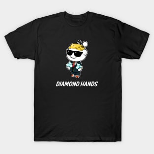 Reddit Wallstreetbets WSB Diamond Hands Day Trader Stock Market Options T-Shirt